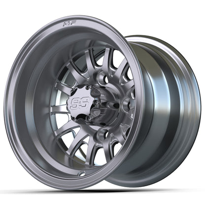 GTW Medusa 10x7 Machined Silver Wheel