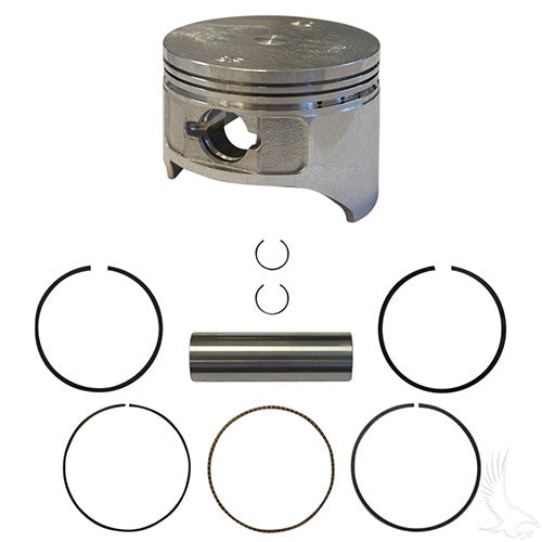 Piston and Ring Set, Standard,  E-Z-Go 4 Cycle Gas 96-08 Fuji-Robin Only, 350cc, Not for Kawasaki