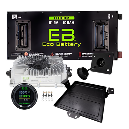 Eco Battery 48v 105ah Skinny Lithium Battery Bundle