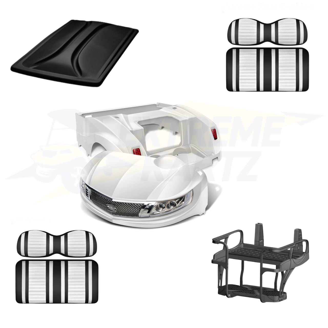 EZGO RXV Phoenix 5pc Upgrade Kit - Pearl White – Extreme Kartz