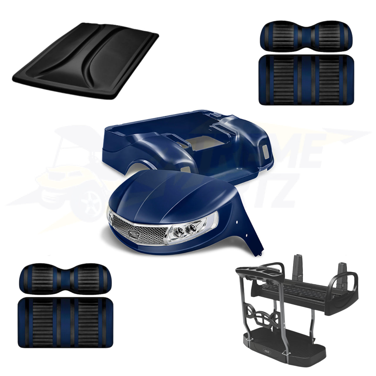 EZGO TXT Phoenix 5pc Upgrade Kit - Navy – Extreme Kartz