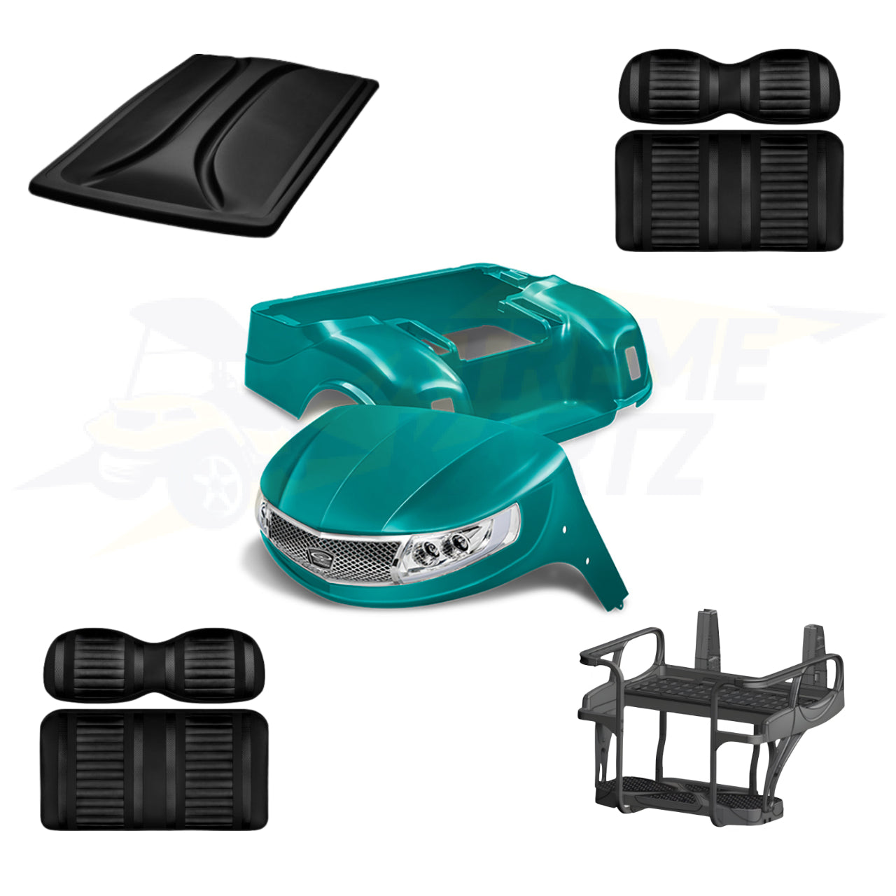 EZGO TXT Phoenix 5pc Upgrade Kit - Teal