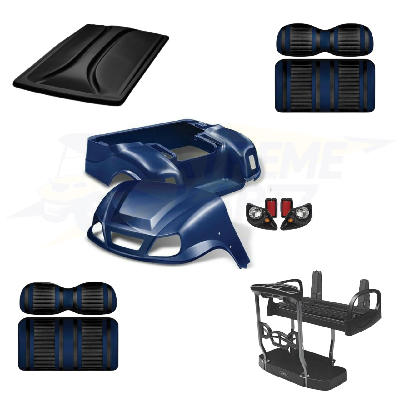 EZGO TXT Titan 5pc Upgrade Kit - Navy – Extreme Kartz