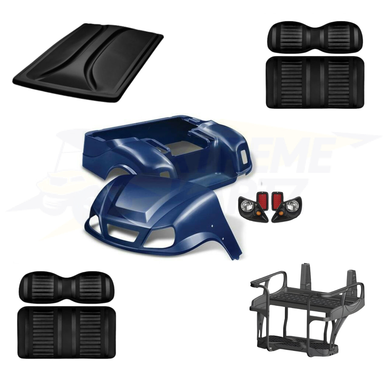 EZGO TXT Titan 5pc Upgrade Kit - Navy – Extreme Kartz
