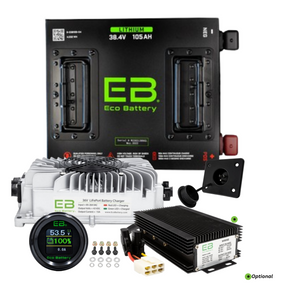 Eco Battery 36V 105Ah GEN2 Lithium Bundle Kit with Charger