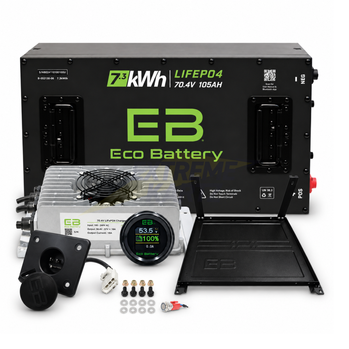 Eco Battery 70V 105Ah Lithium Battery Bundle