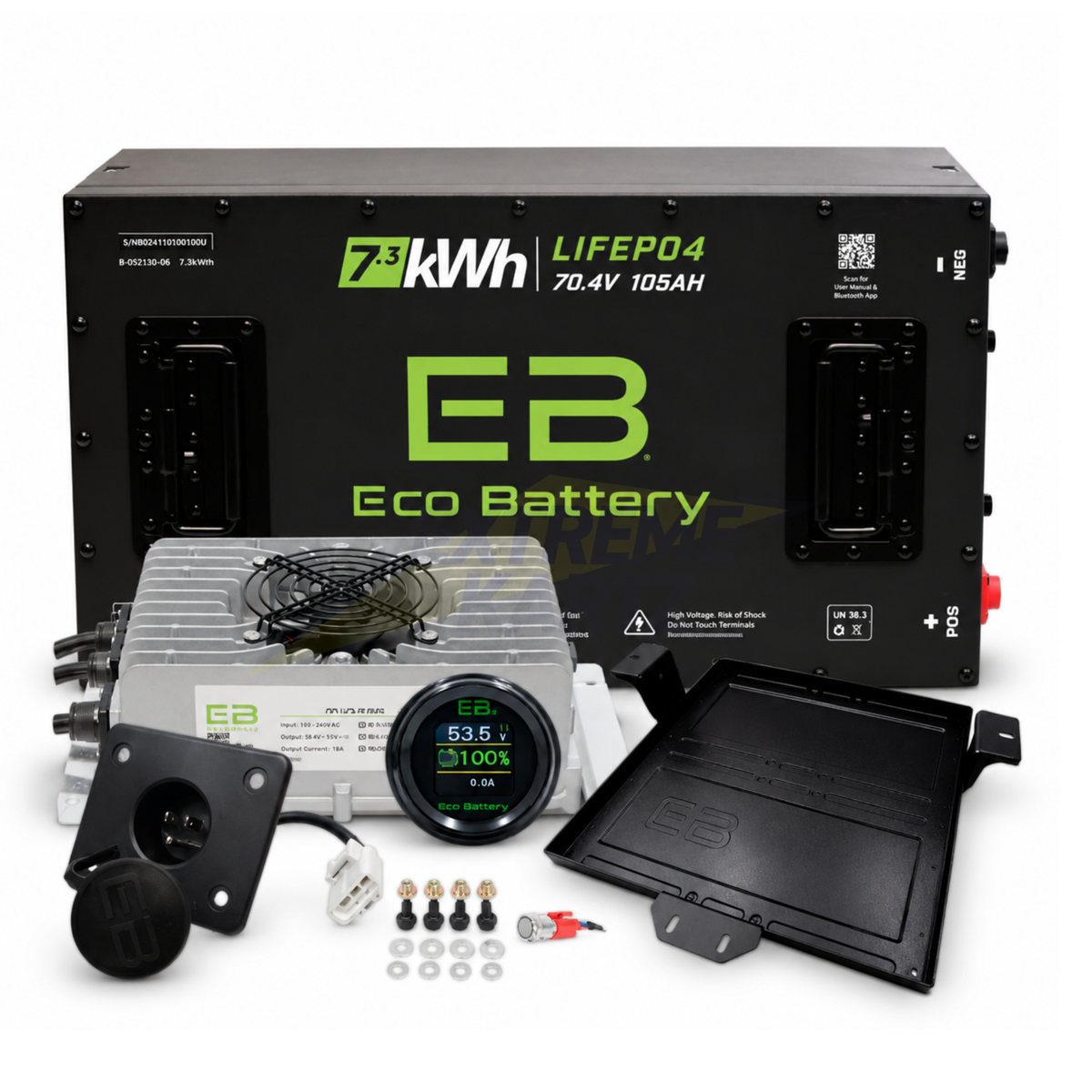 Eco Battery 70V 105Ah Lithium Battery Bundle