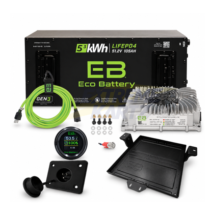 Eco Battery 48V 105Ah Skinny Bundle - Select your Cart