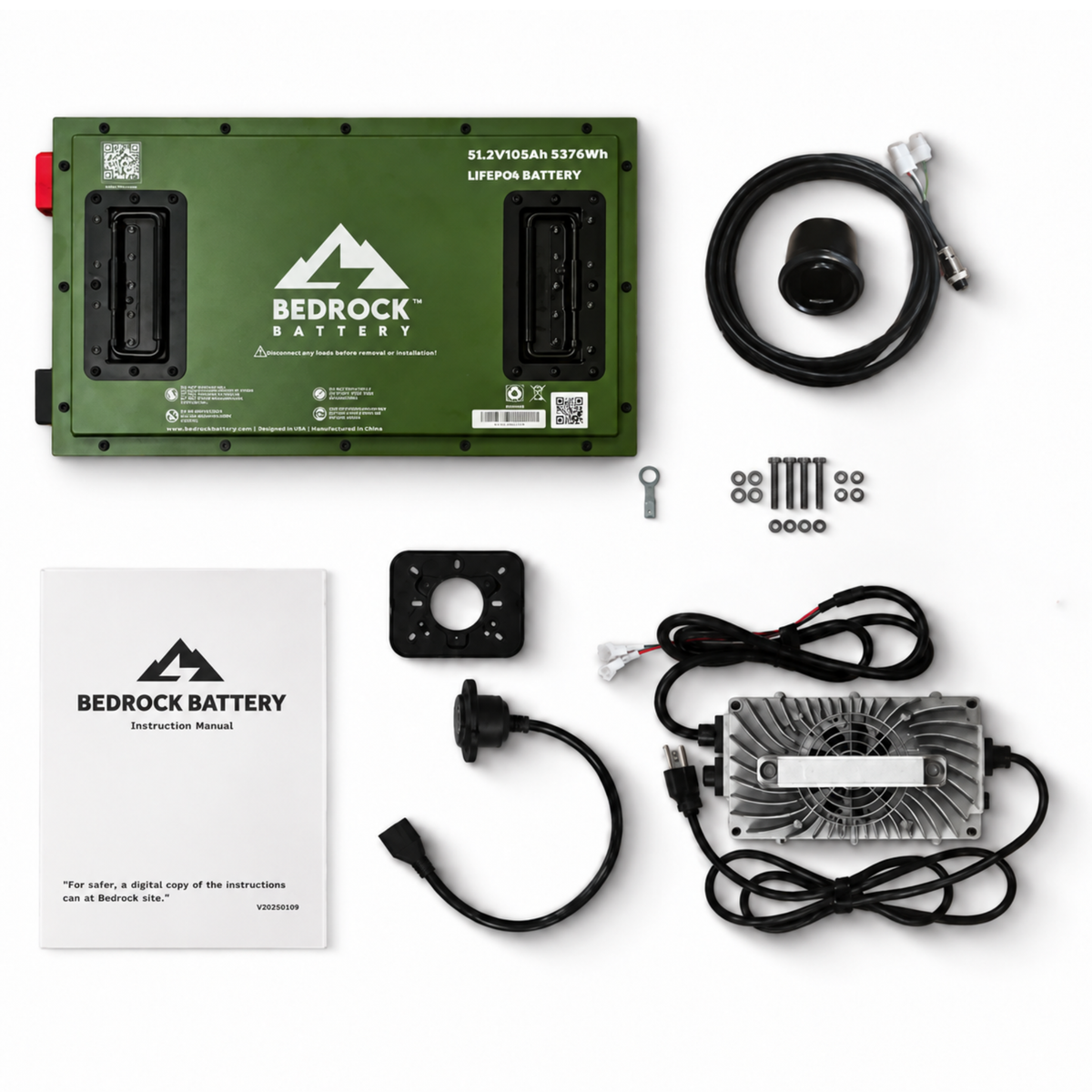 Bedrock Battery Slim 48V 105Ah Lithium Conversion Kit