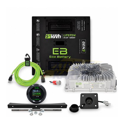 Eco Battery 48V 105Ah Thru-Hole Bundle - Select your Cart