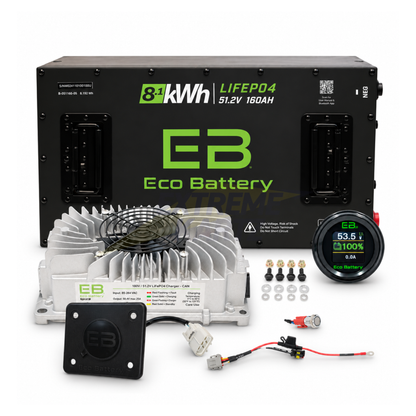 Eco Battery 48v 160ah Lithium Bundle Kit - Select your Cart