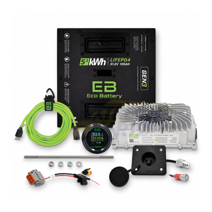Eco Battery 48V 105Ah Thru-Hole Bundle - Select your Cart