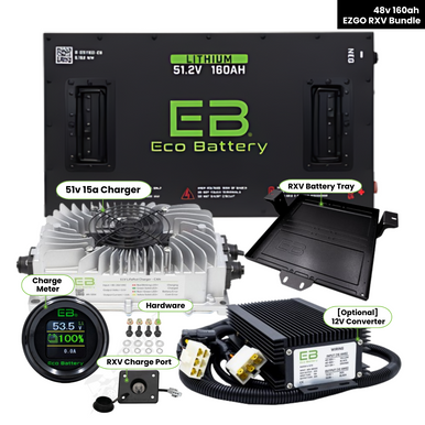 EZGO RXV -  Eco Battery 48V 160AH Bundle