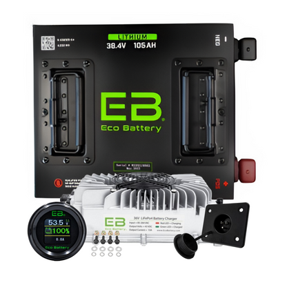 Eco Battery 36V 105Ah Lithium Bundle Kit with Charger