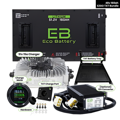 EZGO TXT -  Eco Battery 48V 160AH Bundle