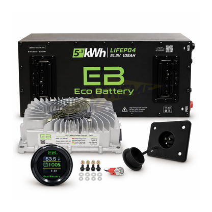 Eco Battery 48V 105Ah Skinny Bundle - Select your Cart