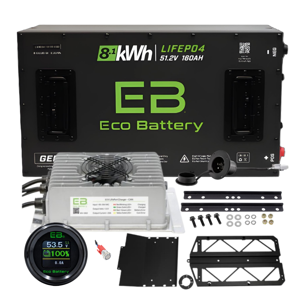 Polaris Ranger Eco Battery GEN3 Bundles - Choose your Setup & Battery