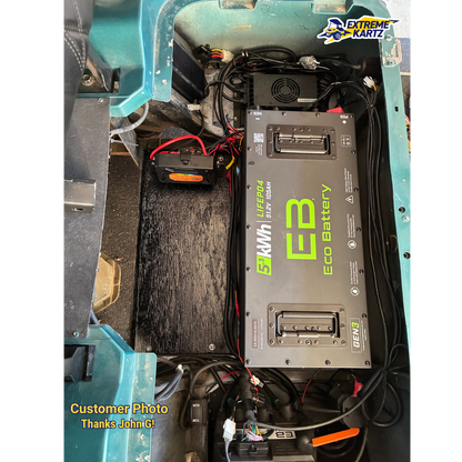 Eco Battery 48V 105Ah Skinny Bundle – EZGO TXT or Express