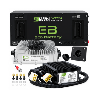 Eco Battery 48V 105Ah Skinny Bundle - Select your Cart