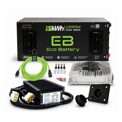 Eco Battery 48V 105Ah Skinny Bundle - Select your Cart
