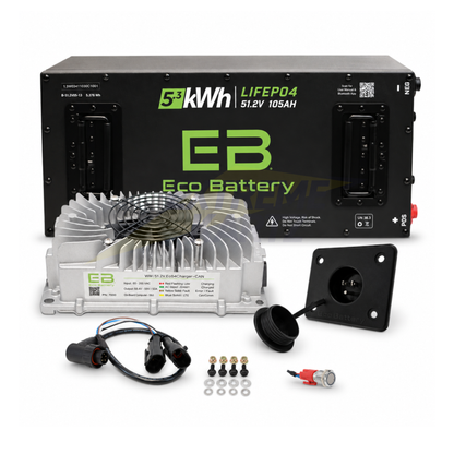 Eco Battery 48V 105Ah Skinny Bundle - Select your Cart