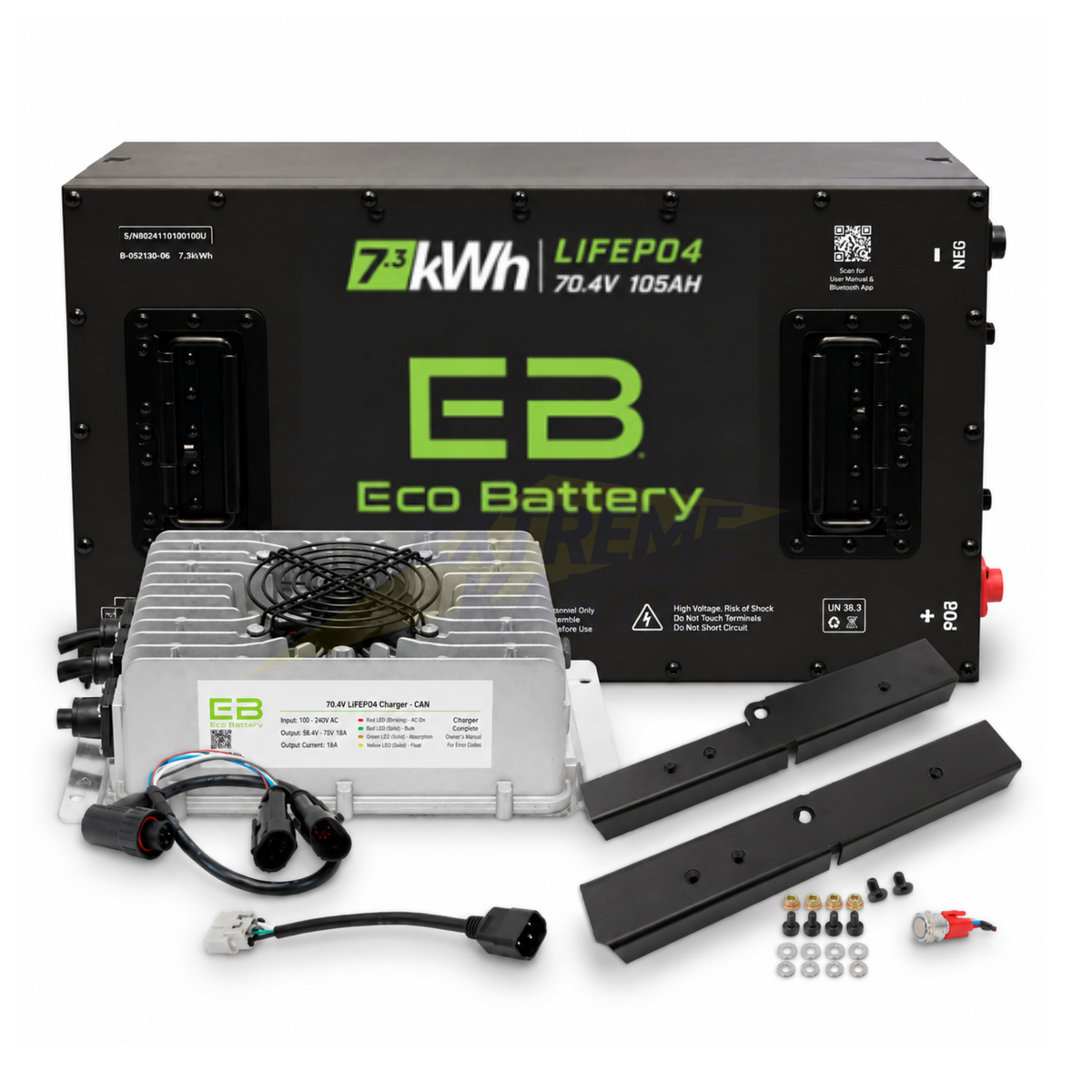 Eco Battery 70V 105Ah Lithium Battery Bundle