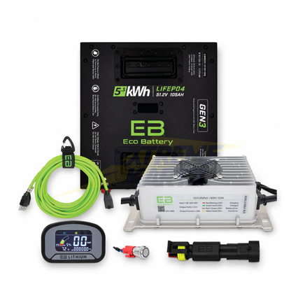 Eco Battery 48V 105Ah Thru-Hole Bundle - Select your Cart