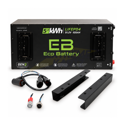 Eco Battery 48V 105Ah Skinny Bundle - Select your Cart