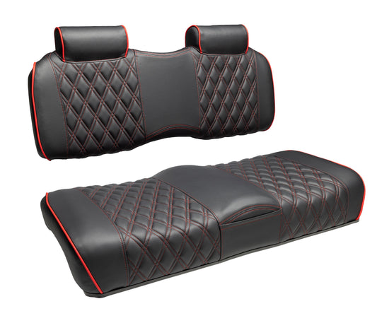 Premium Two Tone Benchback with Headrests - Rear Seat