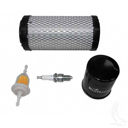 Tune Up Kit, E-Z-Go RXV spark plug air filter gas line filter