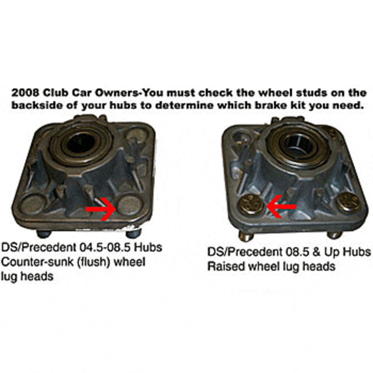 2008.5-Up Club Car Precedent - Jake’s Disc Brake Kit with Spindle Lift