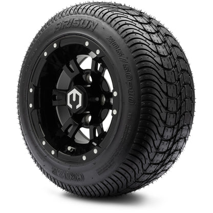 10" MODZ Ambush Glossy Black - Tire and Wheel Combo