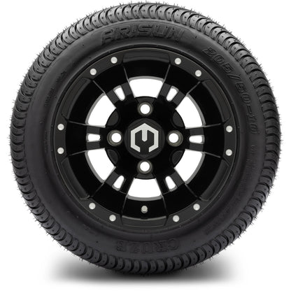 10" MODZ Ambush Glossy Black - Tire and Wheel Combo