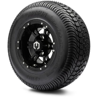 10" MODZ Ambush Glossy Black - Tire and Wheel Combo