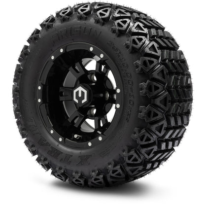 10" MODZ Ambush Glossy Black - Tire and Wheel Combo