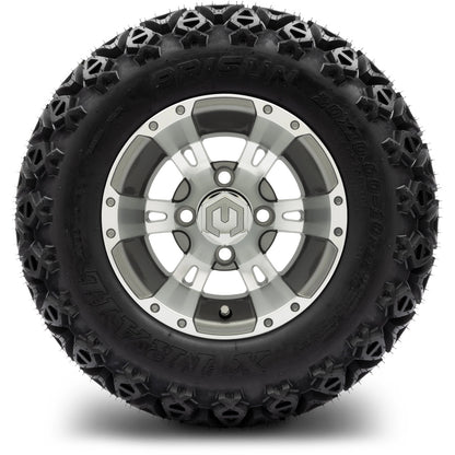 10" MODZ Ambush Gunmetal - Tire and Wheel Combo