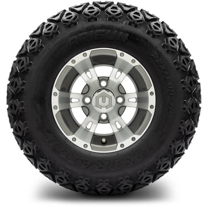10" MODZ Ambush Gunmetal - Tire and Wheel Combo