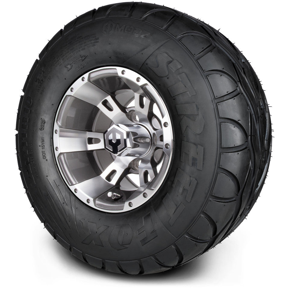 10" MODZ Ambush Gunmetal - Tire and Wheel Combo