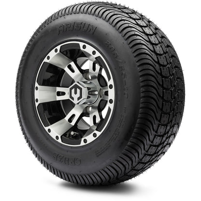 10" MODZ Ambush Machined Black - Tire and Wheel Combo
