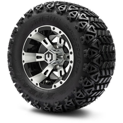 10" MODZ Ambush Machined Black - Tire and Wheel Combo