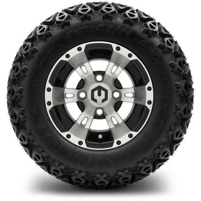 10" MODZ Ambush Machined Black - Tire and Wheel Combo