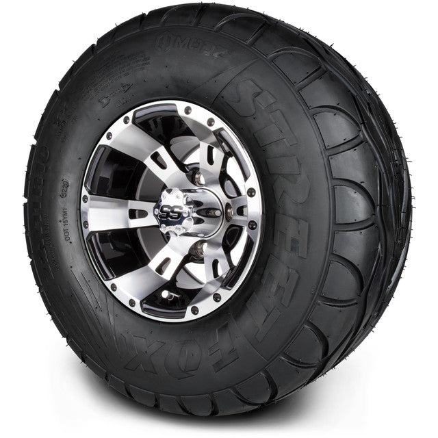 10" MODZ Ambush Machined Black - Tire and Wheel Combo