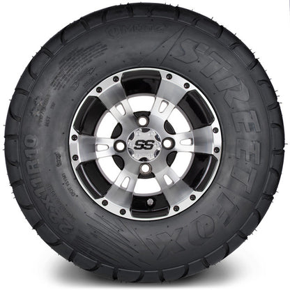 10" MODZ Ambush Machined Black - Tire and Wheel Combo