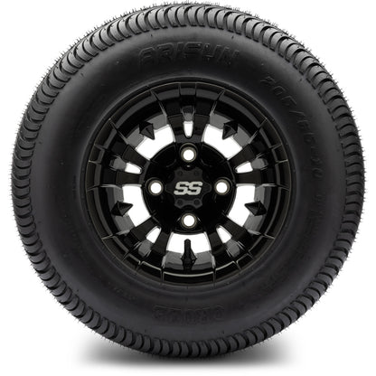 10" MODZ Vampire Glossy Black - Tire and Wheel Combo