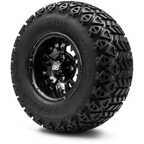 10" MODZ Vampire Glossy Black - Tire and Wheel Combo