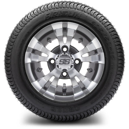 10" MODZ Vampire Gunmetal - Tire and Wheel Combo
