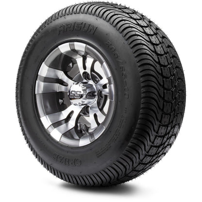 10" MODZ Vampire Gunmetal - Tire and Wheel Combo