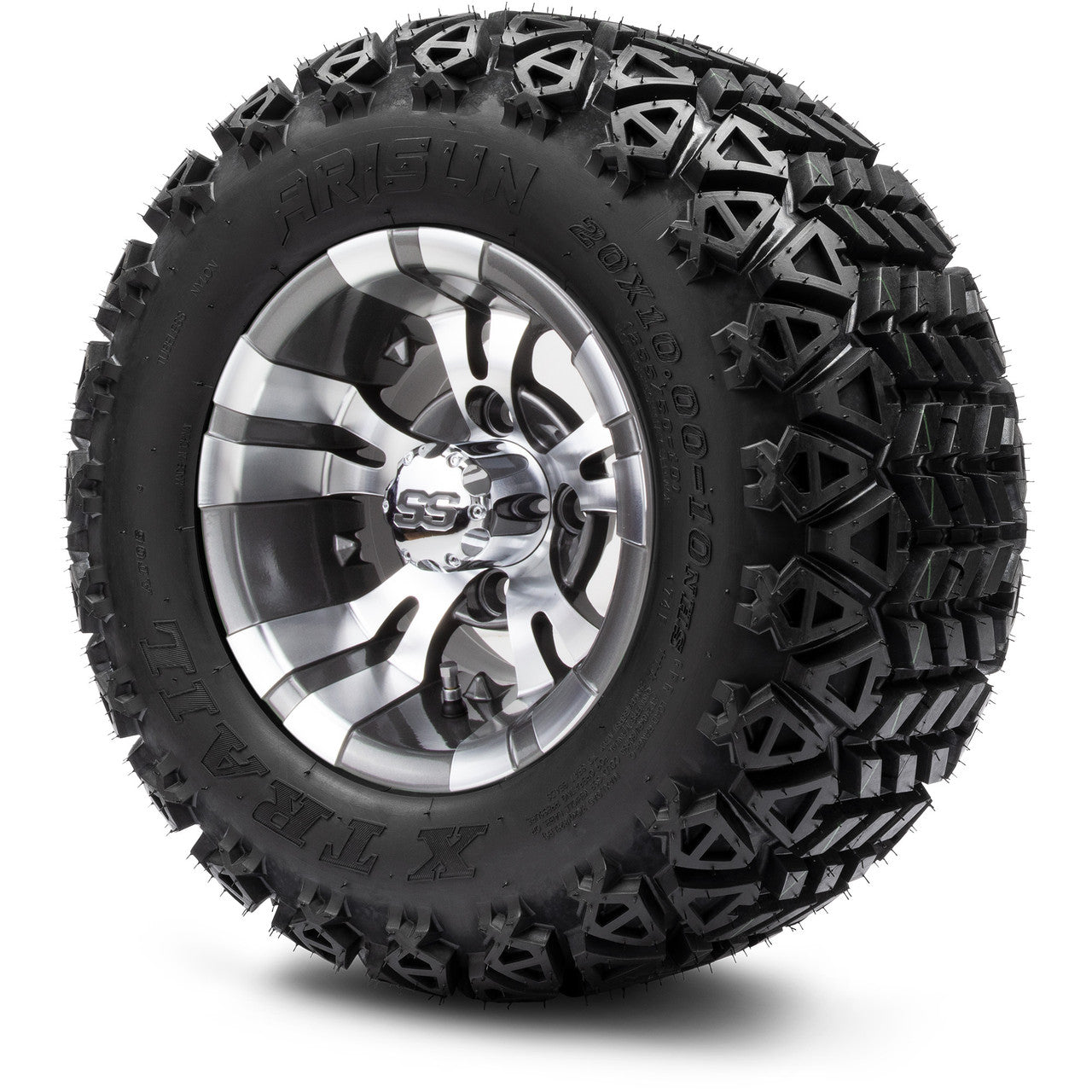 10" MODZ Vampire Gunmetal - Tire and Wheel Combo