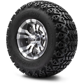 10" MODZ Vampire Gunmetal - Tire and Wheel Combo