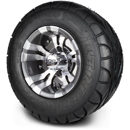 10" MODZ Vampire Gunmetal - Tire and Wheel Combo